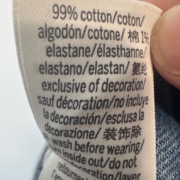 PINK Denim High-Rise Cut Off Jean Shorts - Picture 4 of 12